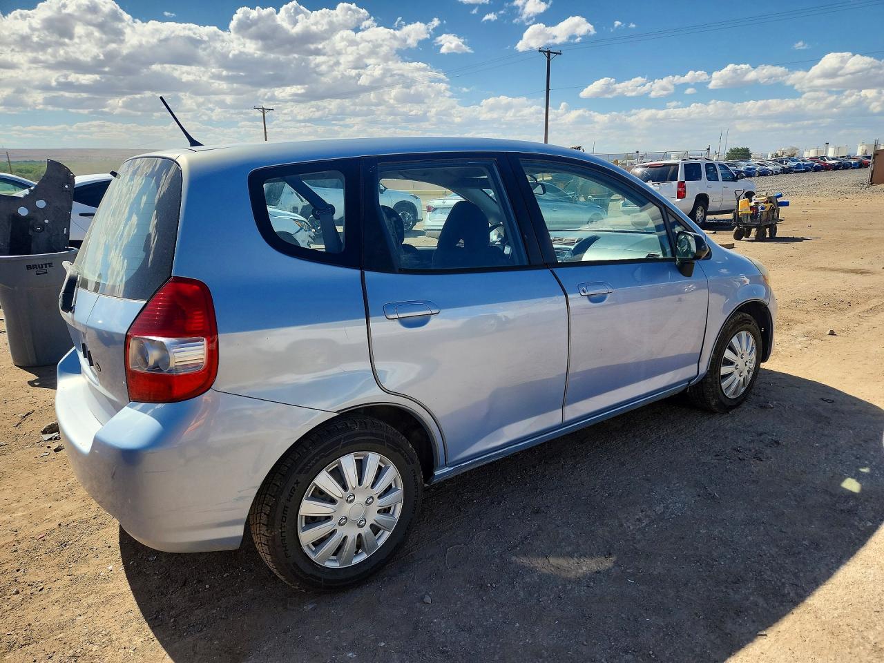 2008 Honda Fit Синий vin: JHMGD38408S025409