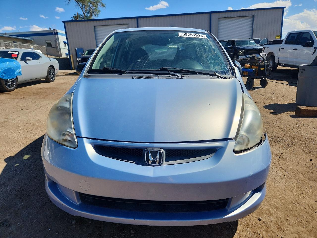2008 Honda Fit Синий vin: JHMGD38408S025409