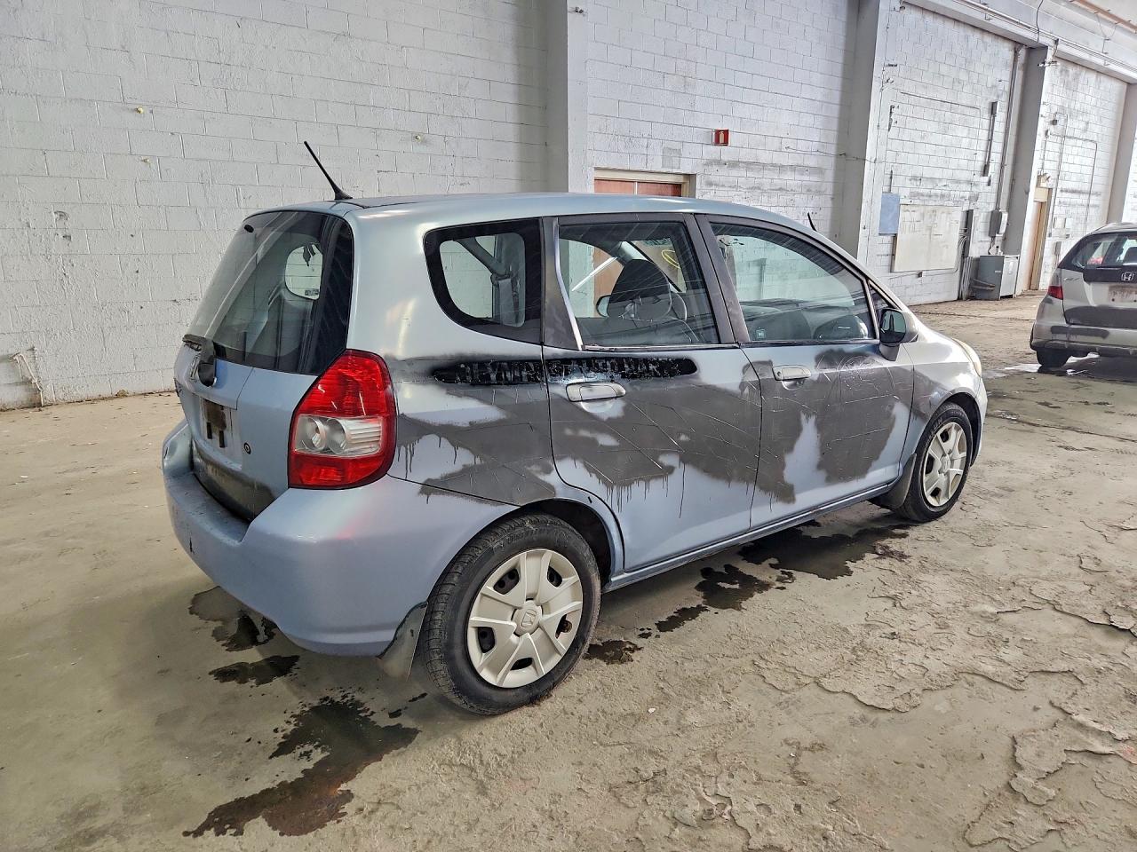 2008 Honda Fit Blue vin: JHMGD38408S052027