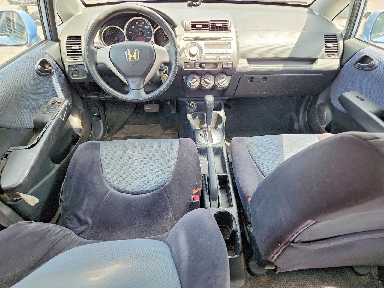2008 Honda Fit Blue vin: JHMGD38408S052027