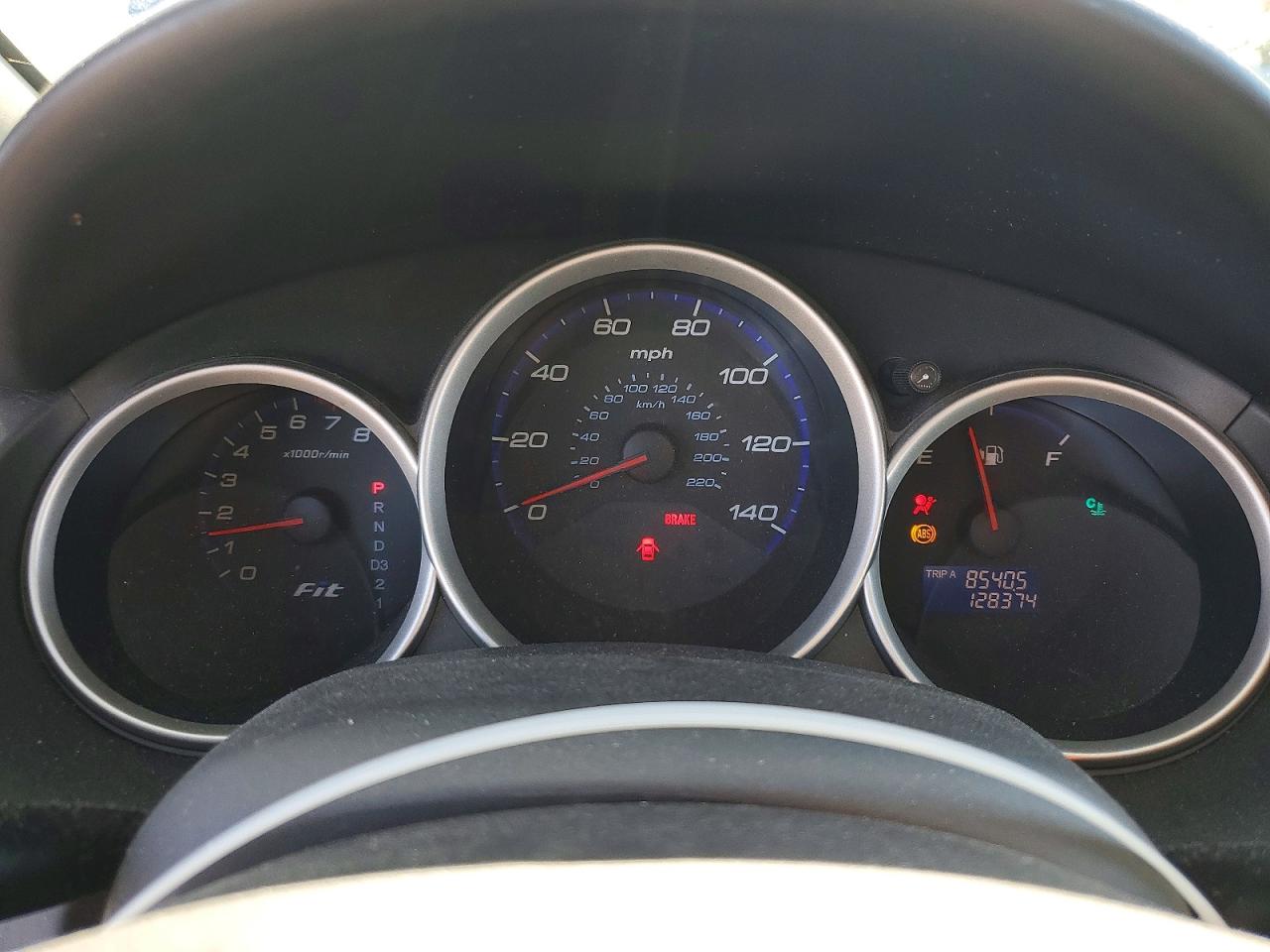2008 Honda Fit Синий vin: JHMGD38408S054179