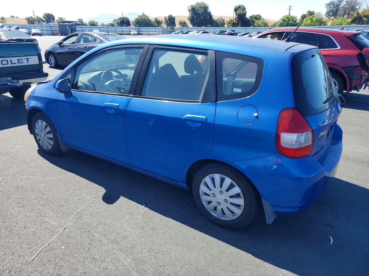 2008 Honda Fit Синий vin: JHMGD38408S054179