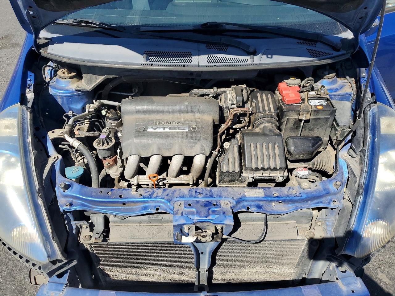 2007 Honda Fit Blue vin: JHMGD38417S013963