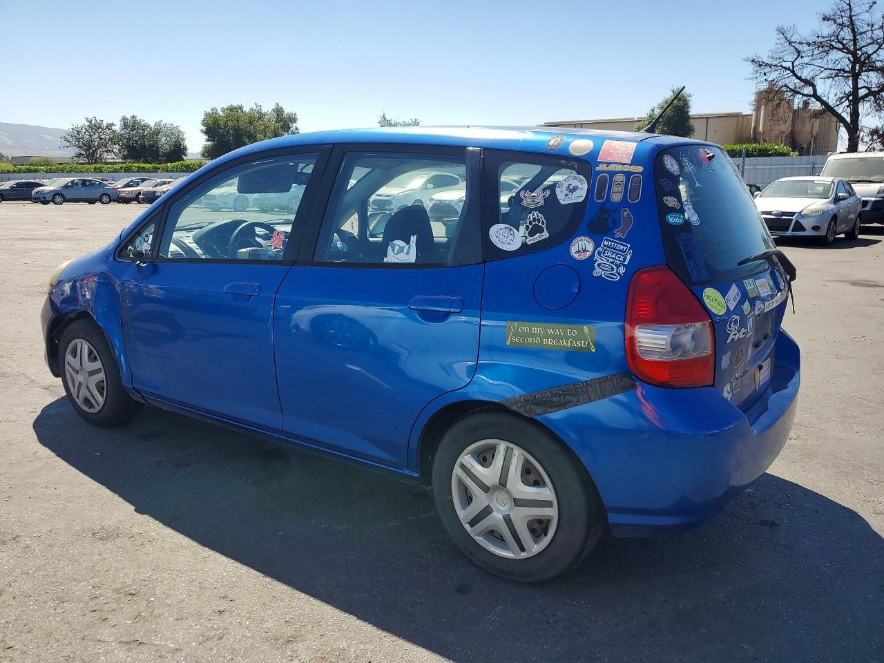 2007 Honda Fit Blue vin: JHMGD38417S013963