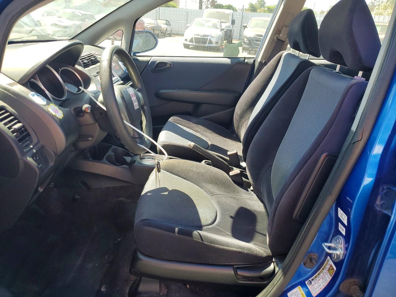 2007 Honda Fit Blue vin: JHMGD38417S013963