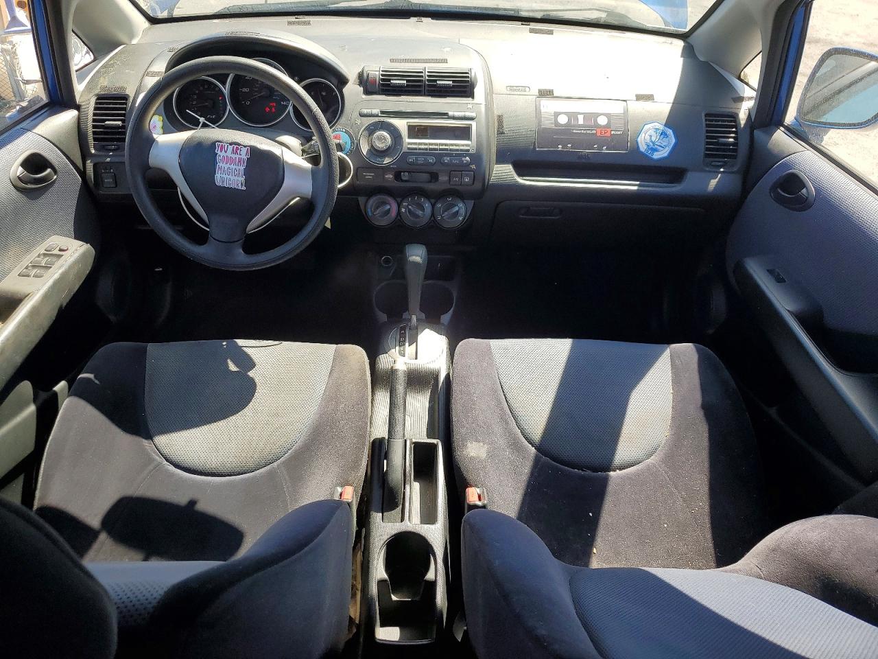 2007 Honda Fit Blue vin: JHMGD38417S013963