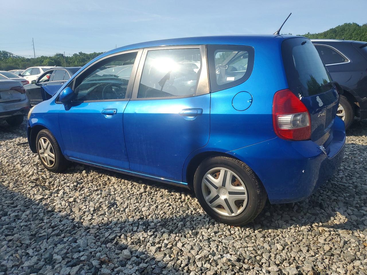 2008 Honda Fit Blue vin: JHMGD38418S046205