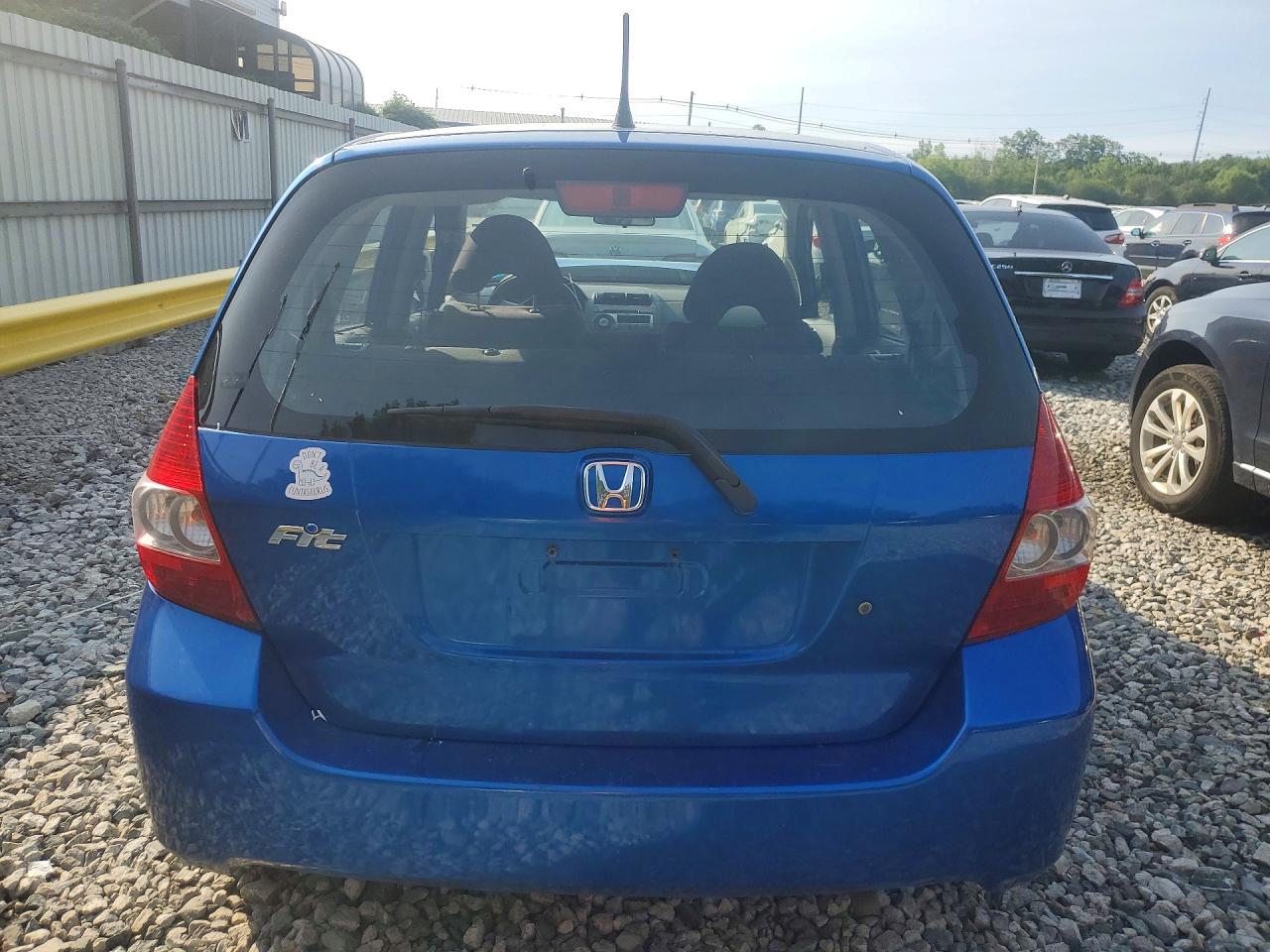 2008 Honda Fit Blue vin: JHMGD38418S046205