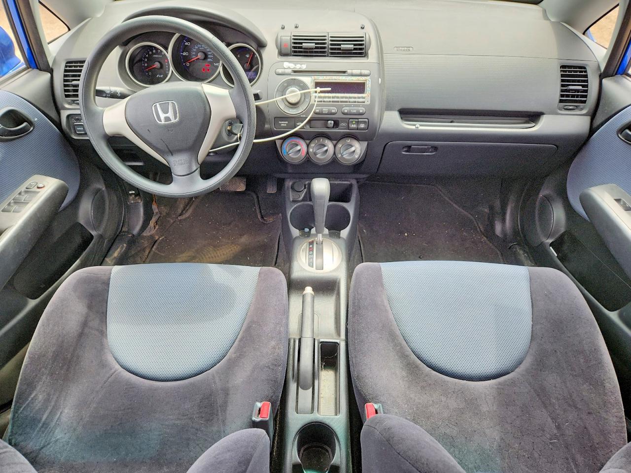 2008 Honda Fit Синий vin: JHMGD38418S056961