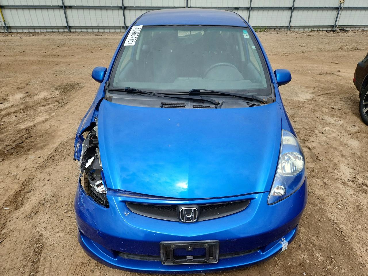 2008 Honda Fit Синий vin: JHMGD38418S056961