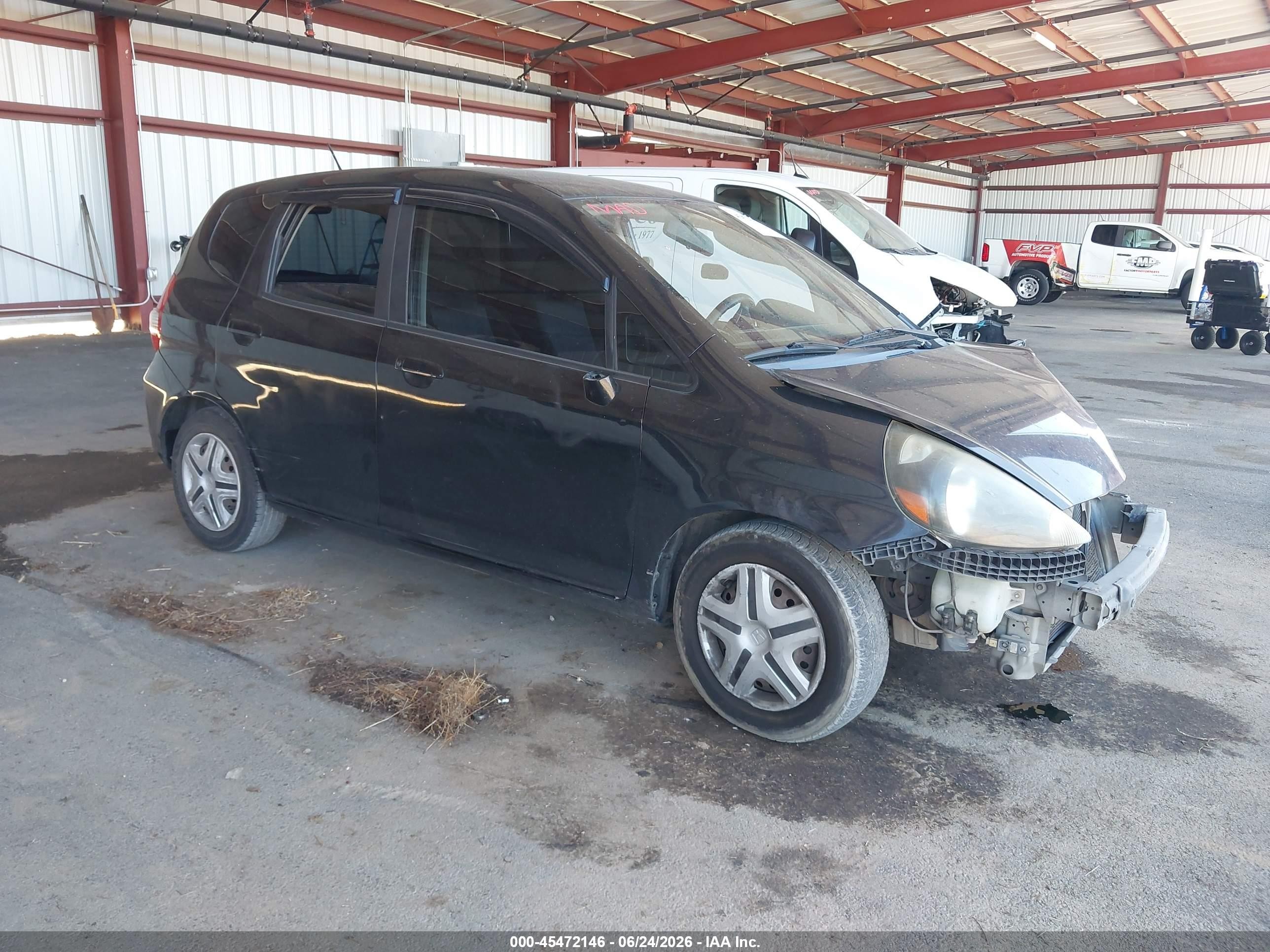 2007 Honda Fit   Black vin: JHMGD38427S018542