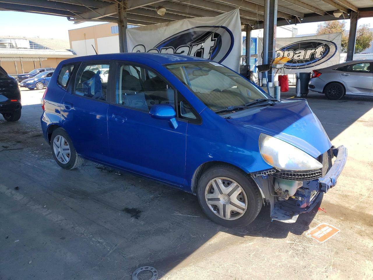 2007 Honda Fit Blue vin: JHMGD38427S024499