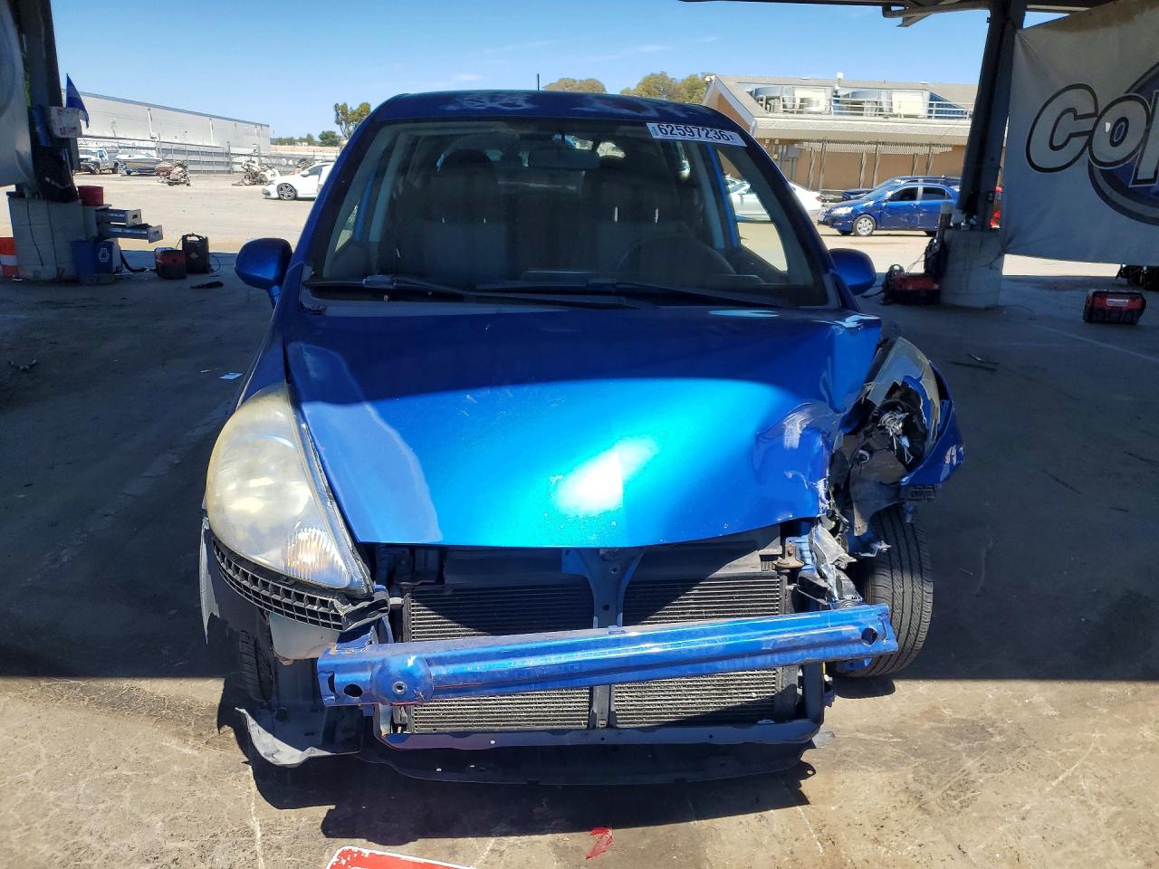 2007 Honda Fit Blue vin: JHMGD38427S024499