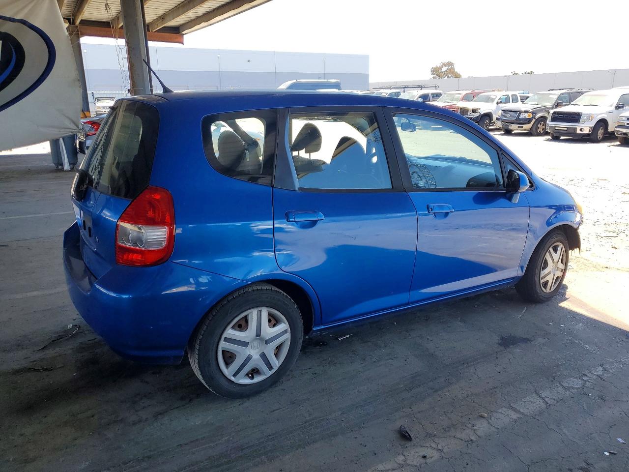 2007 Honda Fit Blue vin: JHMGD38427S024499