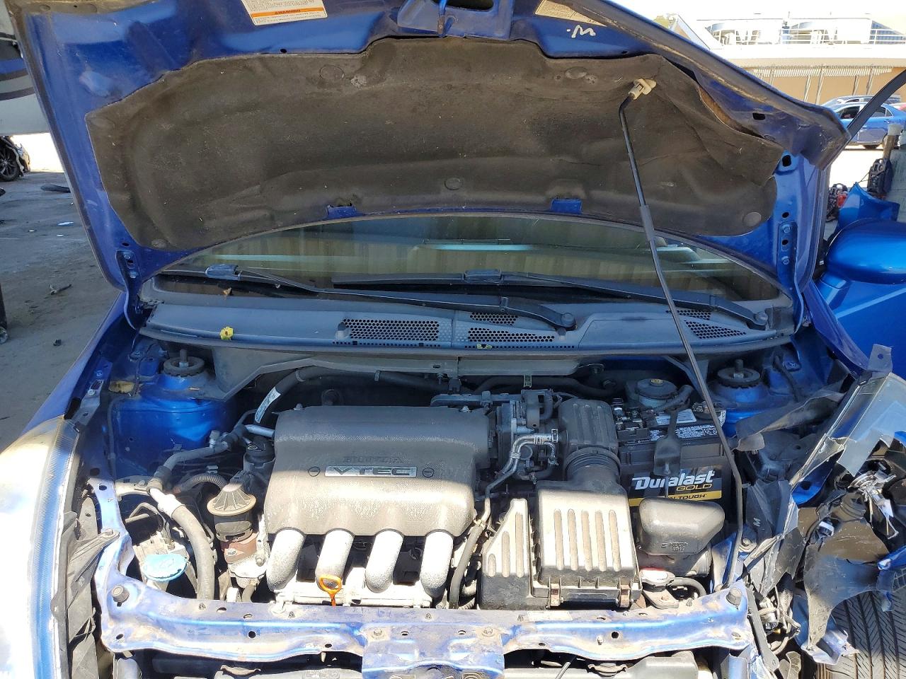 2007 Honda Fit Blue vin: JHMGD38427S024499