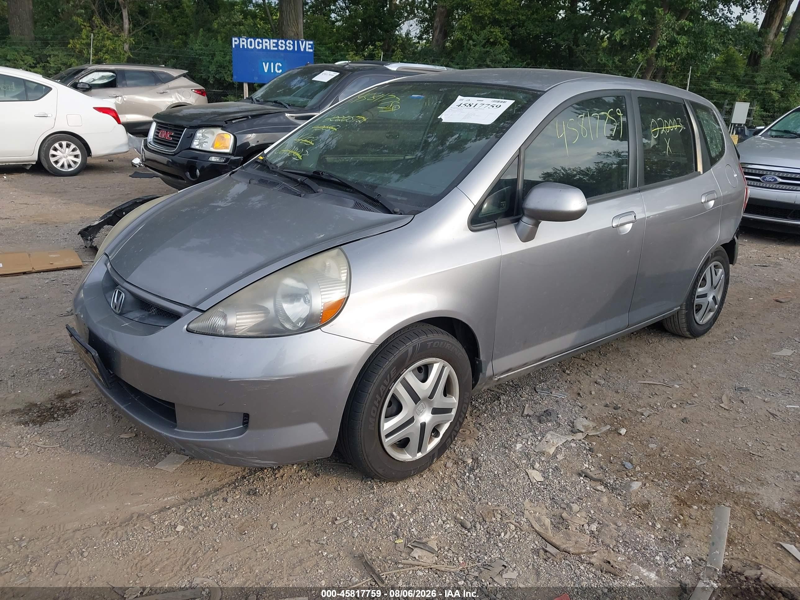 2008 Honda Fit   Серебряный vin: JHMGD38428S020003