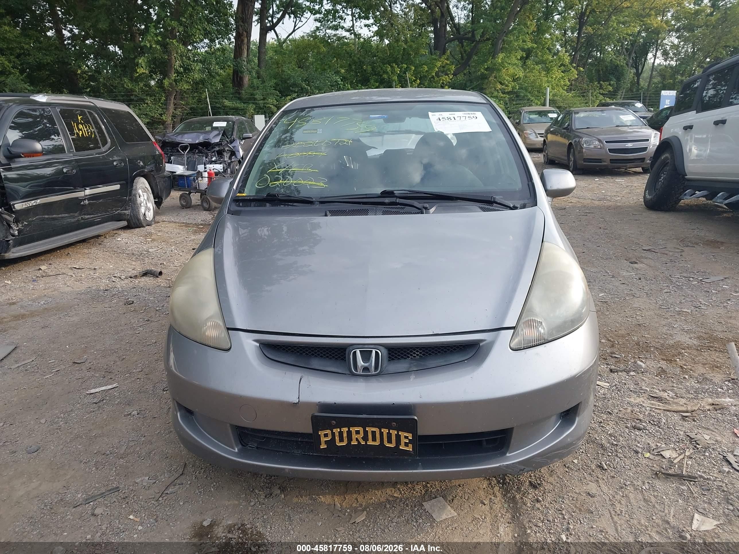 2008 Honda Fit   Серебряный vin: JHMGD38428S020003