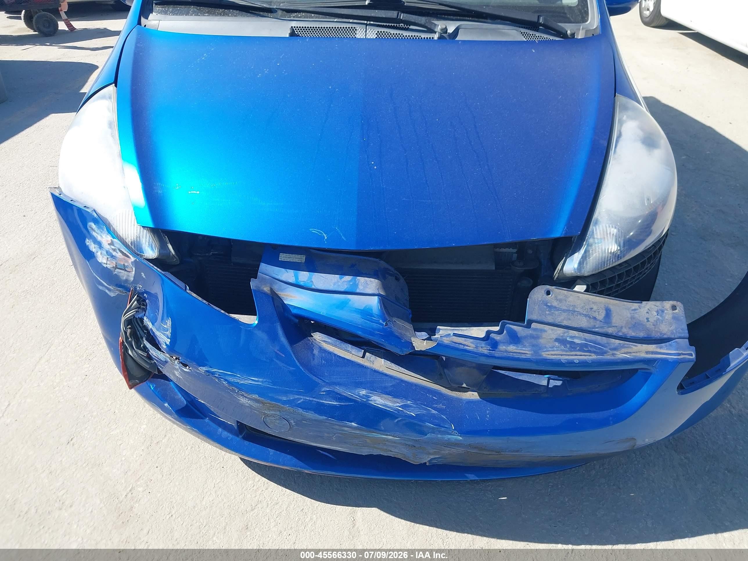 2007 Honda Fit   Blue vin: JHMGD38437S029291