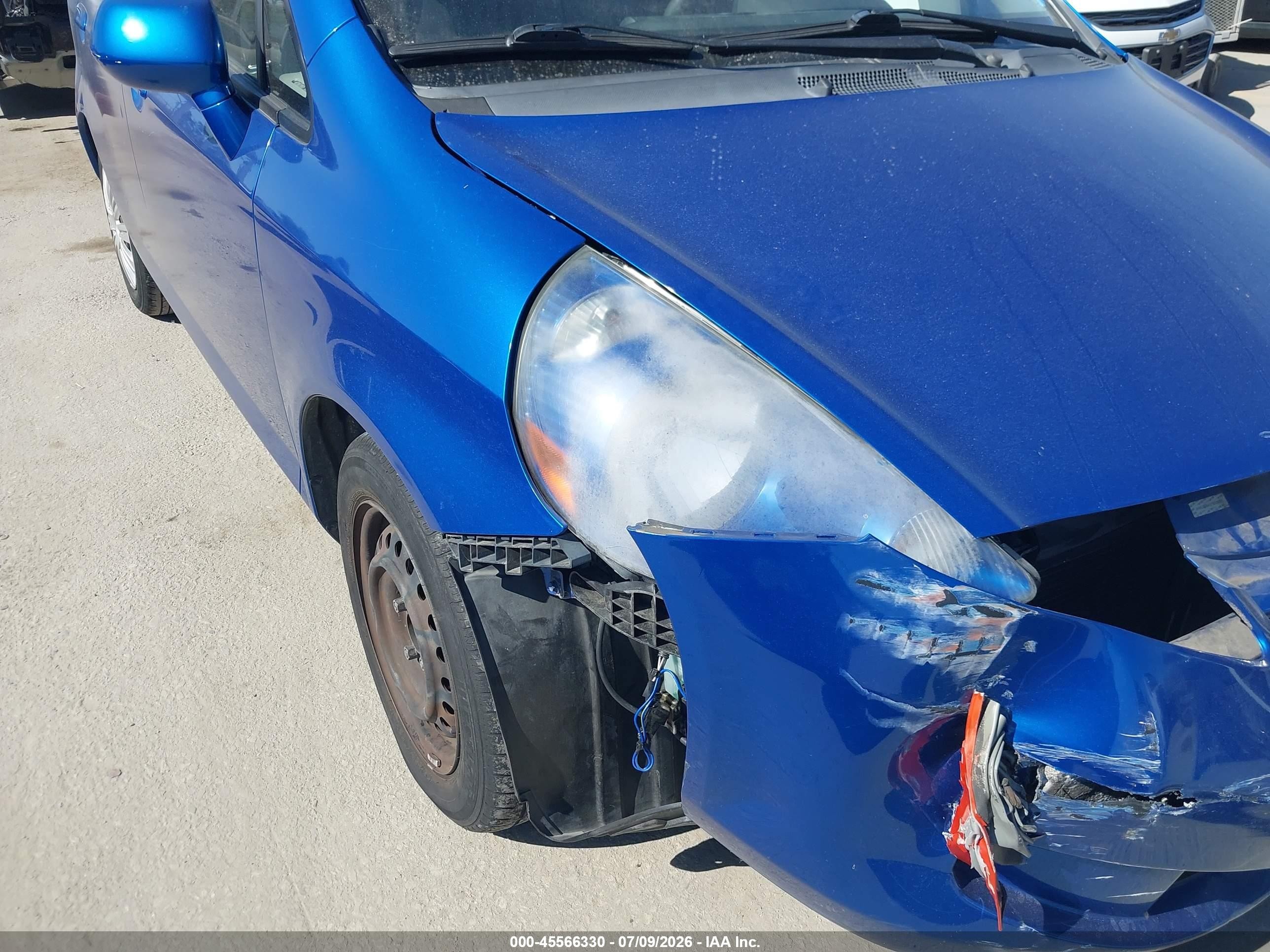 2007 Honda Fit   Blue vin: JHMGD38437S029291