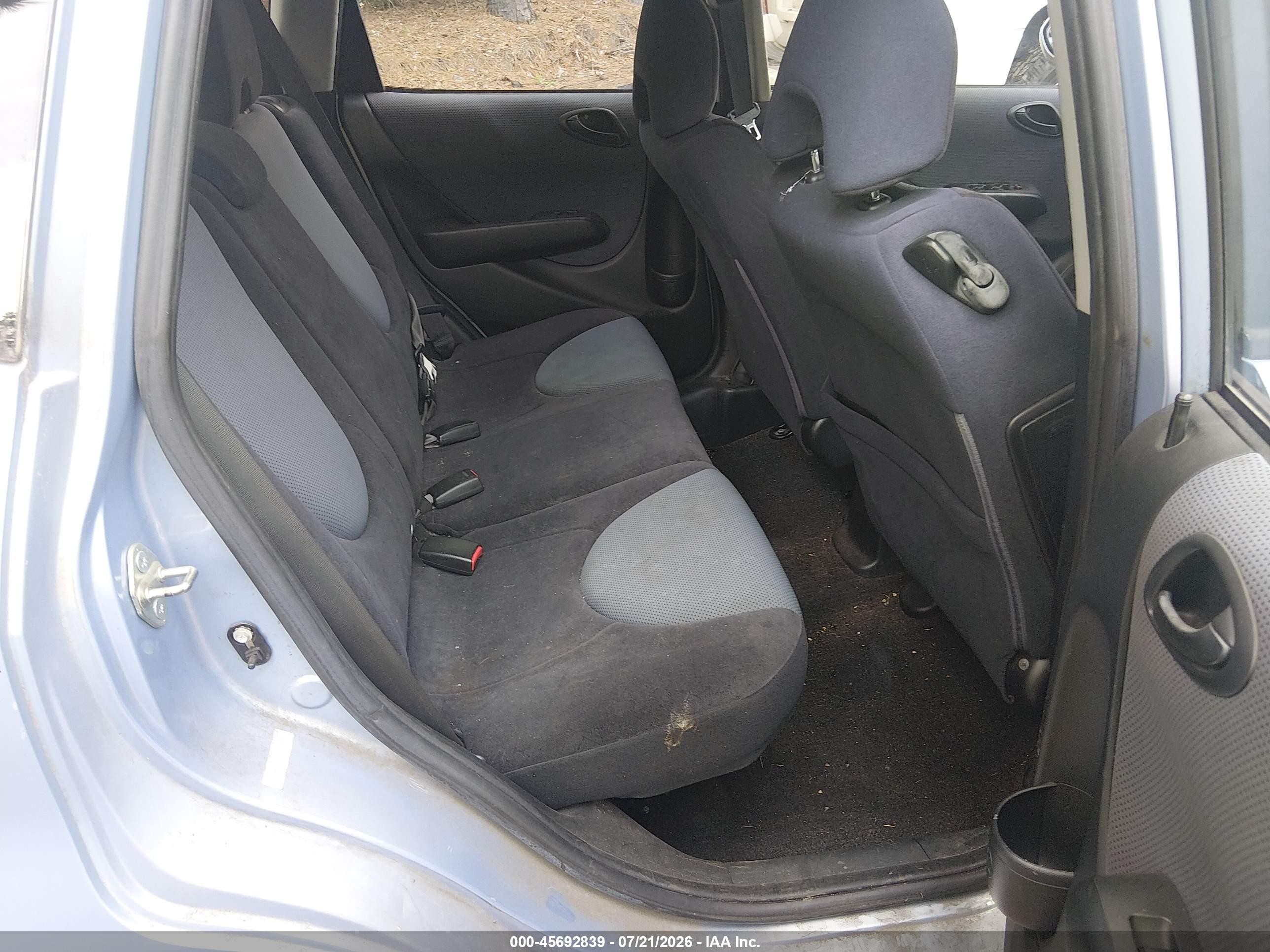 2008 Honda Fit   Light Blue vin: JHMGD38438S002352