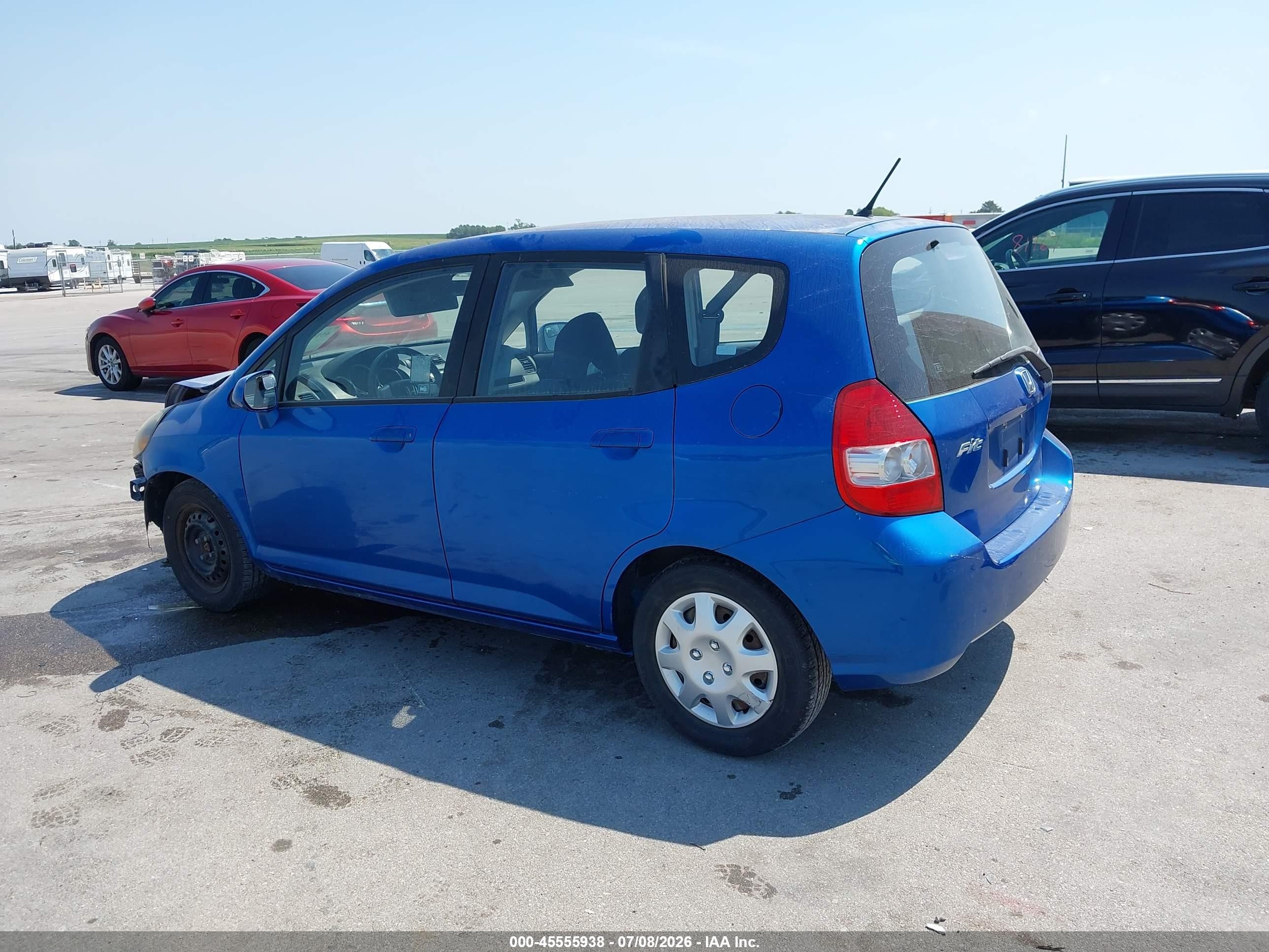 2008 Honda Fit   Blue vin: JHMGD38448S017636