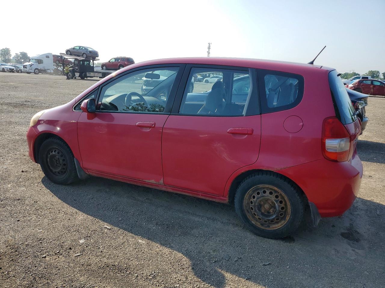 2008 Honda Fit Red vin: JHMGD38448S811035