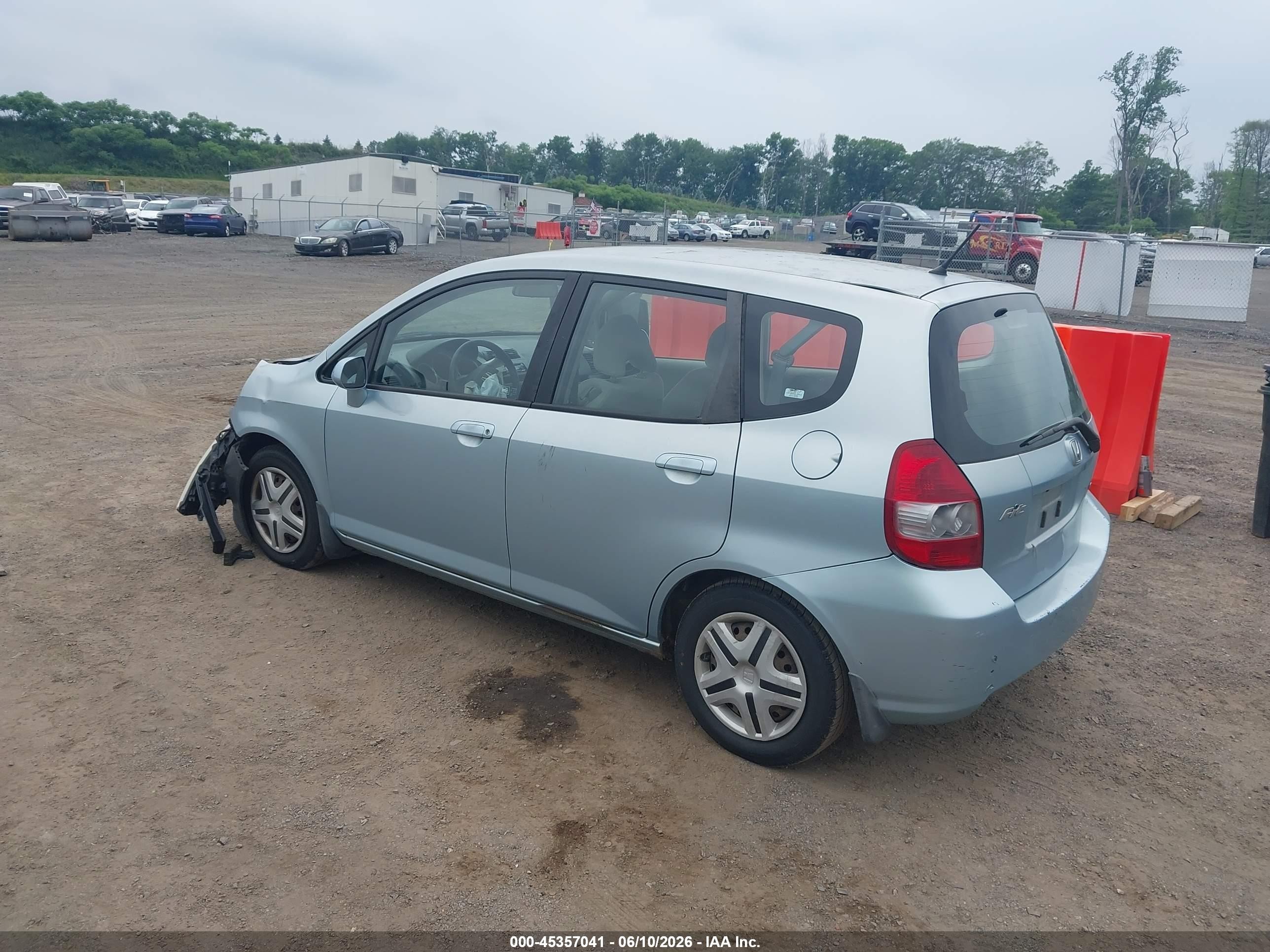 2007 Honda Fit   Blue vin: JHMGD38457S007065