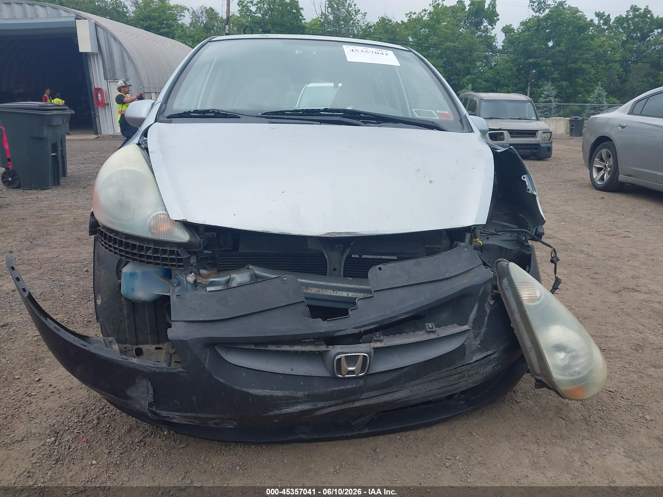 2007 Honda Fit   Blue vin: JHMGD38457S007065
