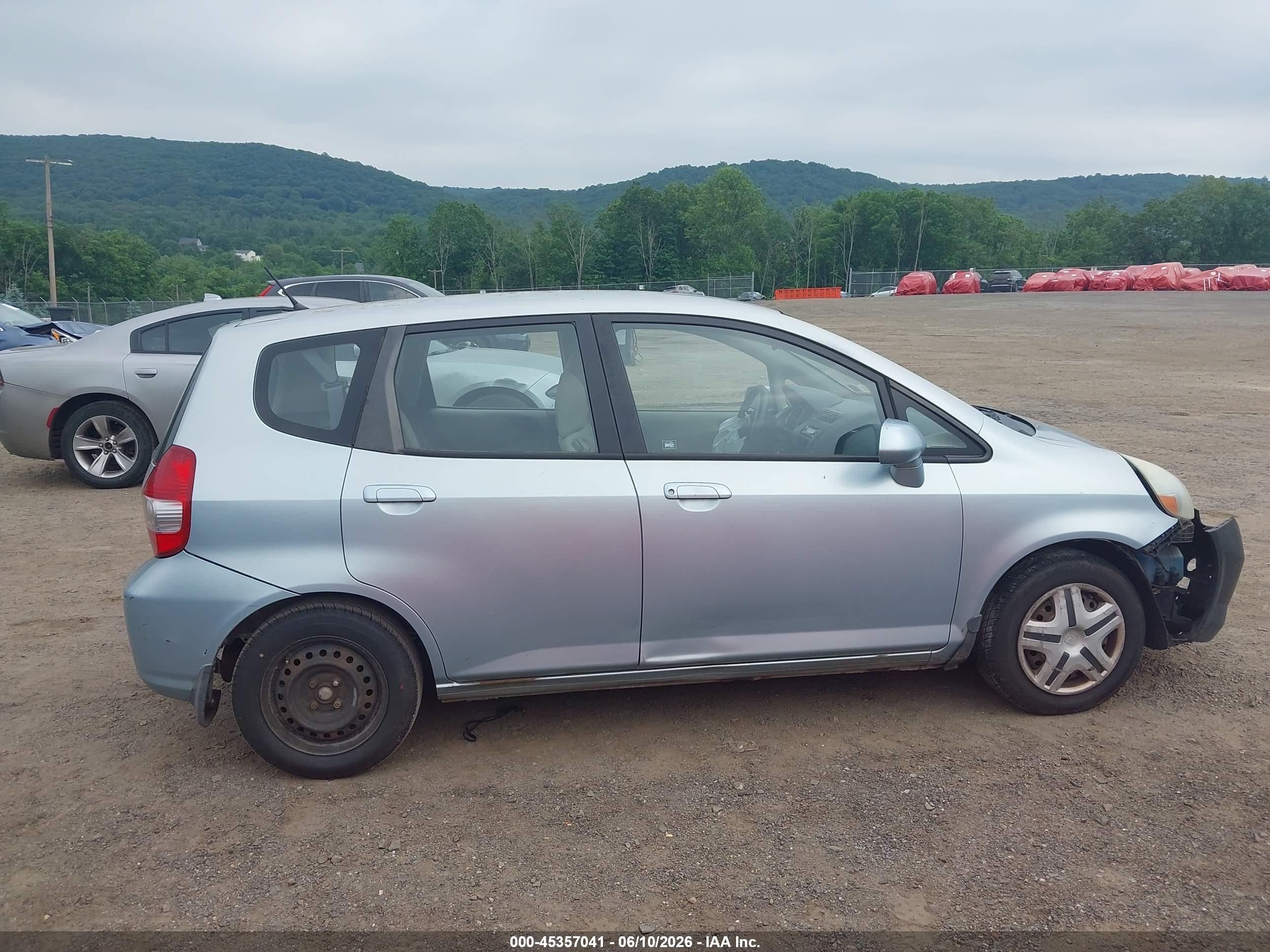 2007 Honda Fit   Blue vin: JHMGD38457S007065