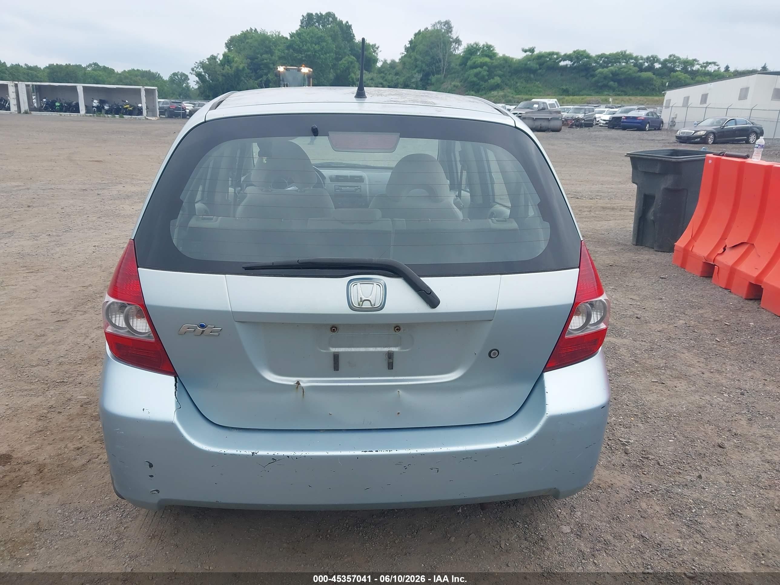 2007 Honda Fit   Blue vin: JHMGD38457S007065