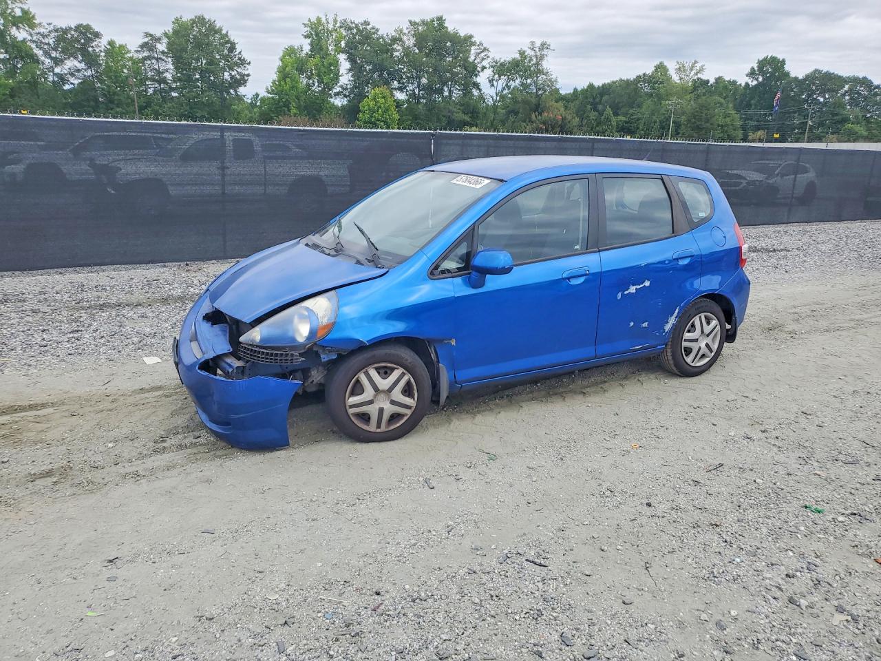 2008 Honda Fit Blue vin: JHMGD38458S030380
