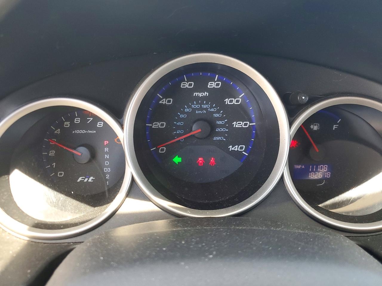 2008 Honda Fit Blue vin: JHMGD38458S030380