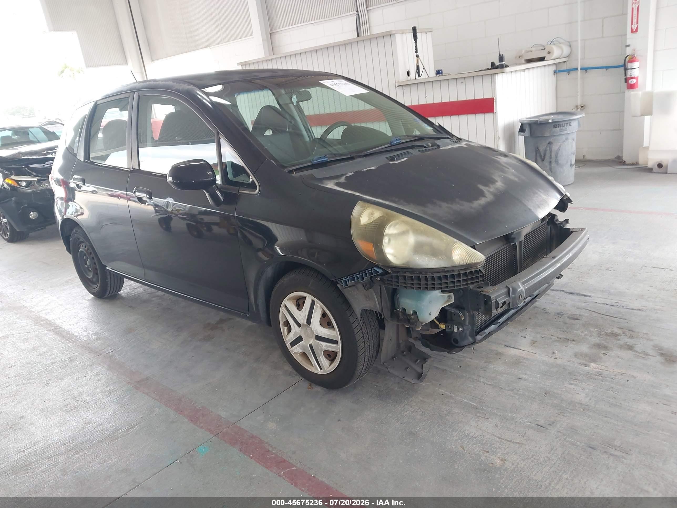 2008 Honda Fit   Черный vin: JHMGD38458S044229
