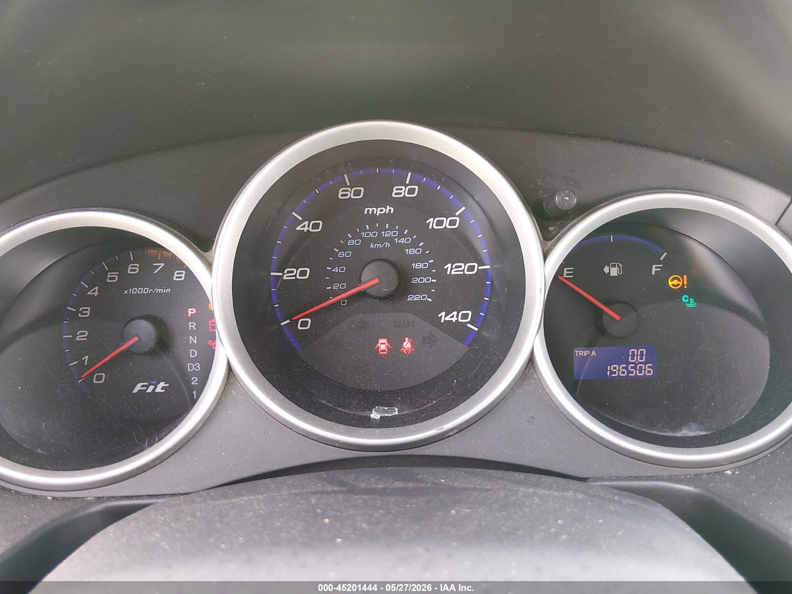 2007 Honda Fit   Silver vin: JHMGD38467S014235