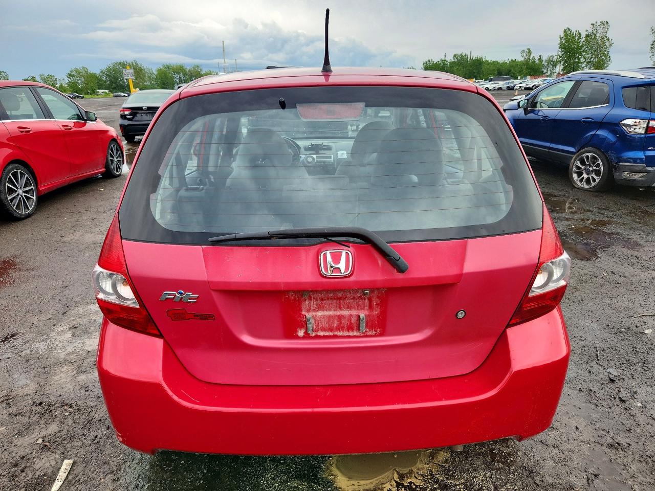 2007 Honda Fit Red vin: JHMGD38467S819006