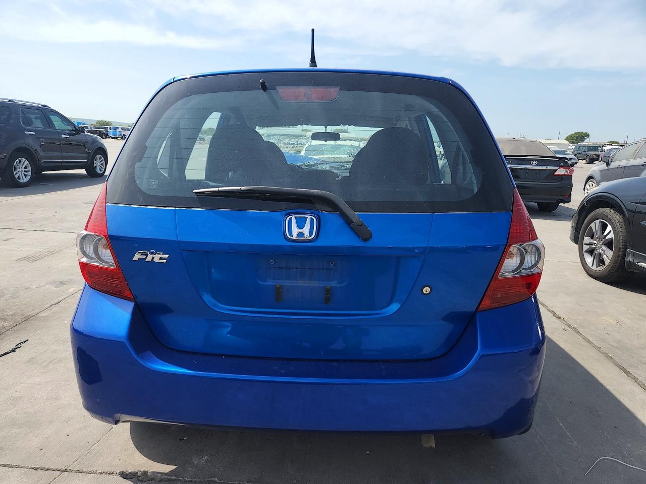 2008 Honda Fit Синий vin: JHMGD38468S033675