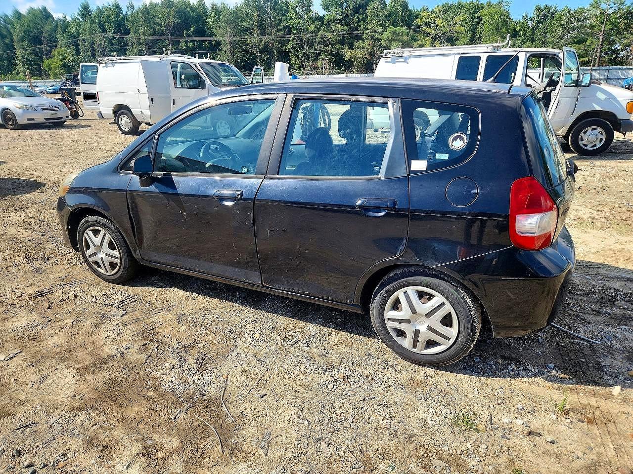 2008 Honda Fit Черный vin: JHMGD38468S066532