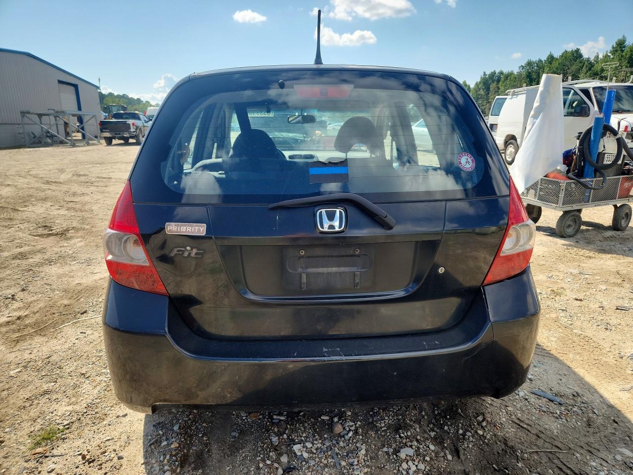 2008 Honda Fit Черный vin: JHMGD38468S066532