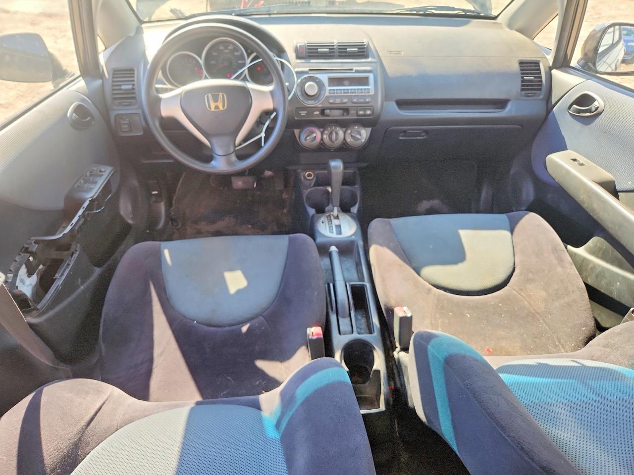 2008 Honda Fit Черный vin: JHMGD38468S066532