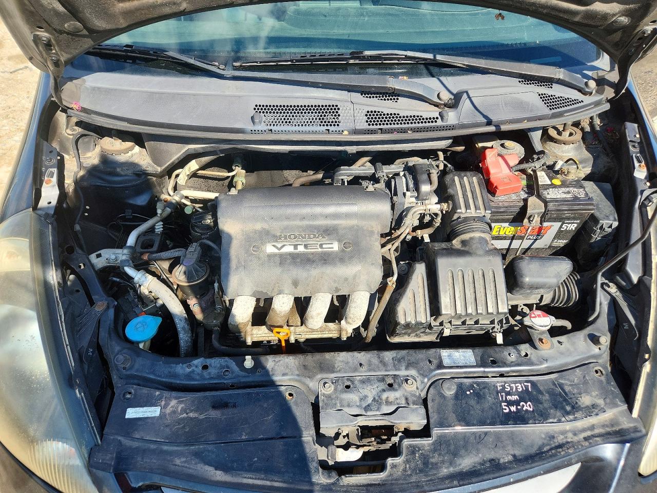 2008 Honda Fit Черный vin: JHMGD38468S066532