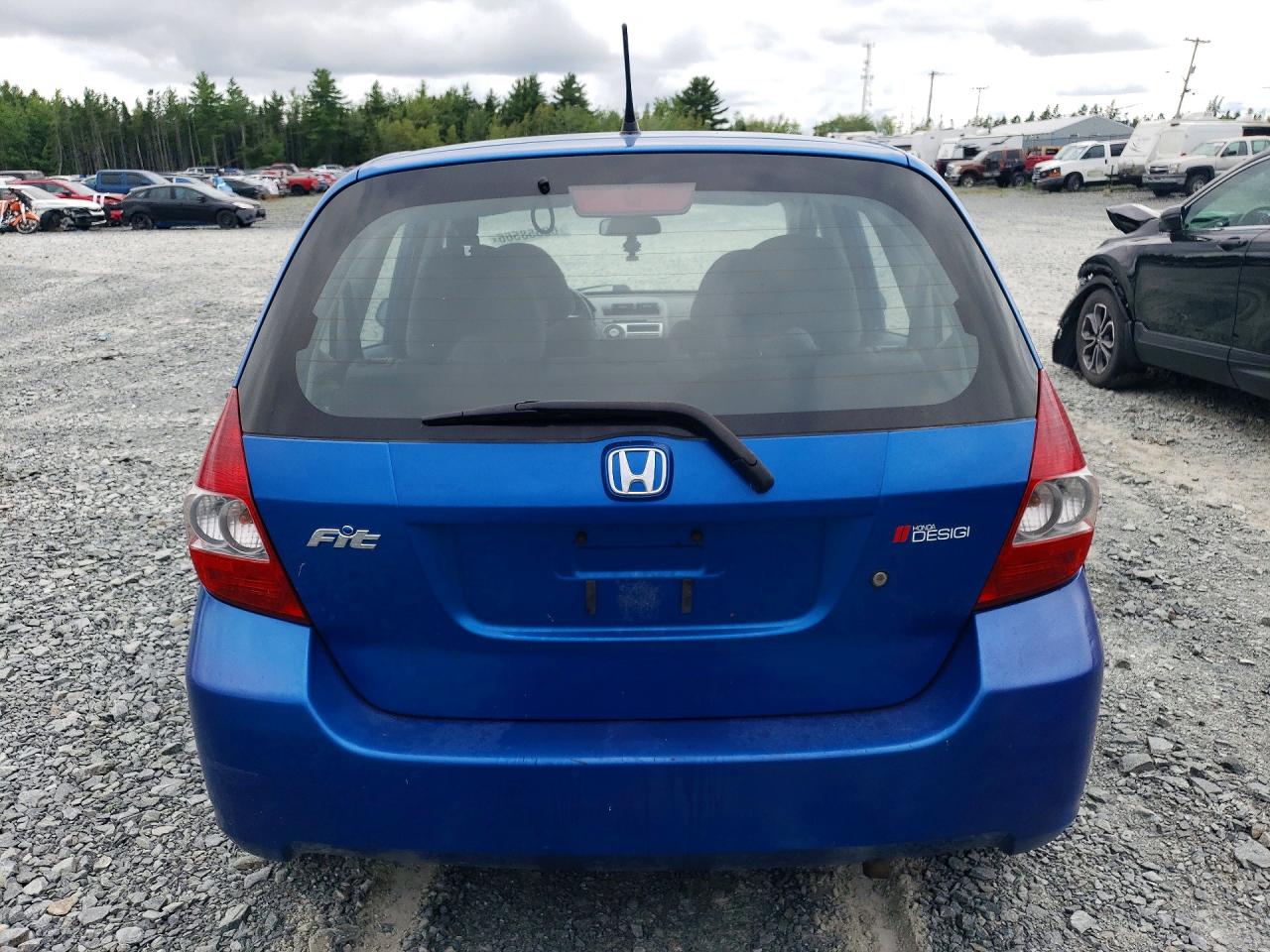 2008 Honda Fit Blue vin: JHMGD38468S804748