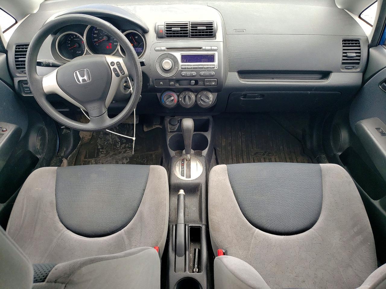 2008 Honda Fit Blue vin: JHMGD38468S804748