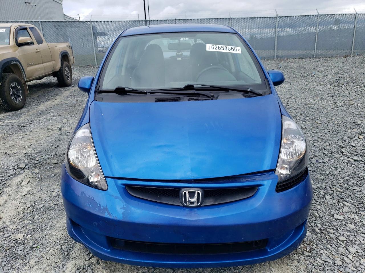 2008 Honda Fit Blue vin: JHMGD38468S804748