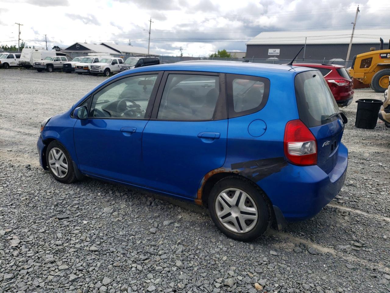 2008 Honda Fit Blue vin: JHMGD38468S804748