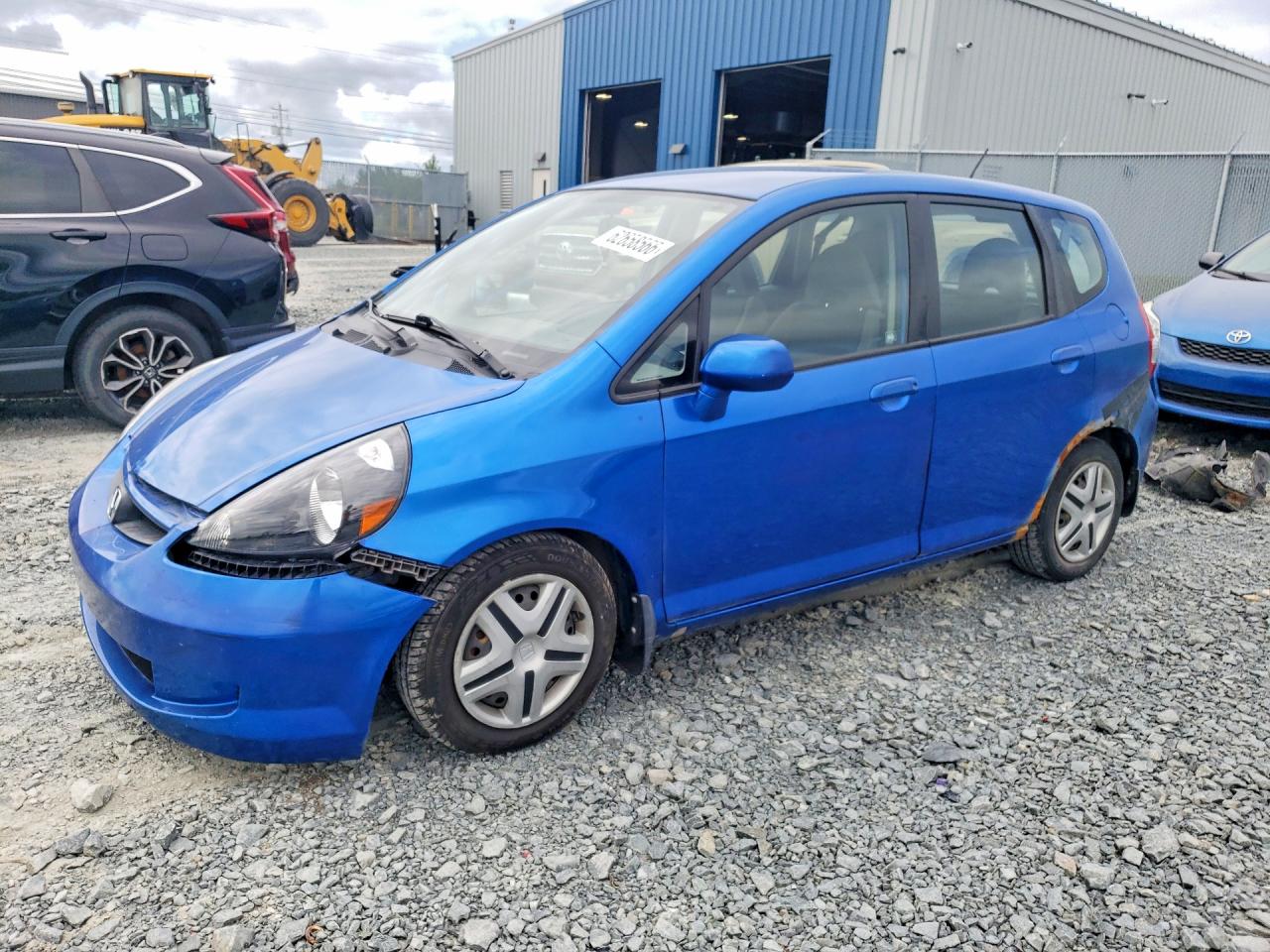 2008 Honda Fit Синий vin: JHMGD38468S804748