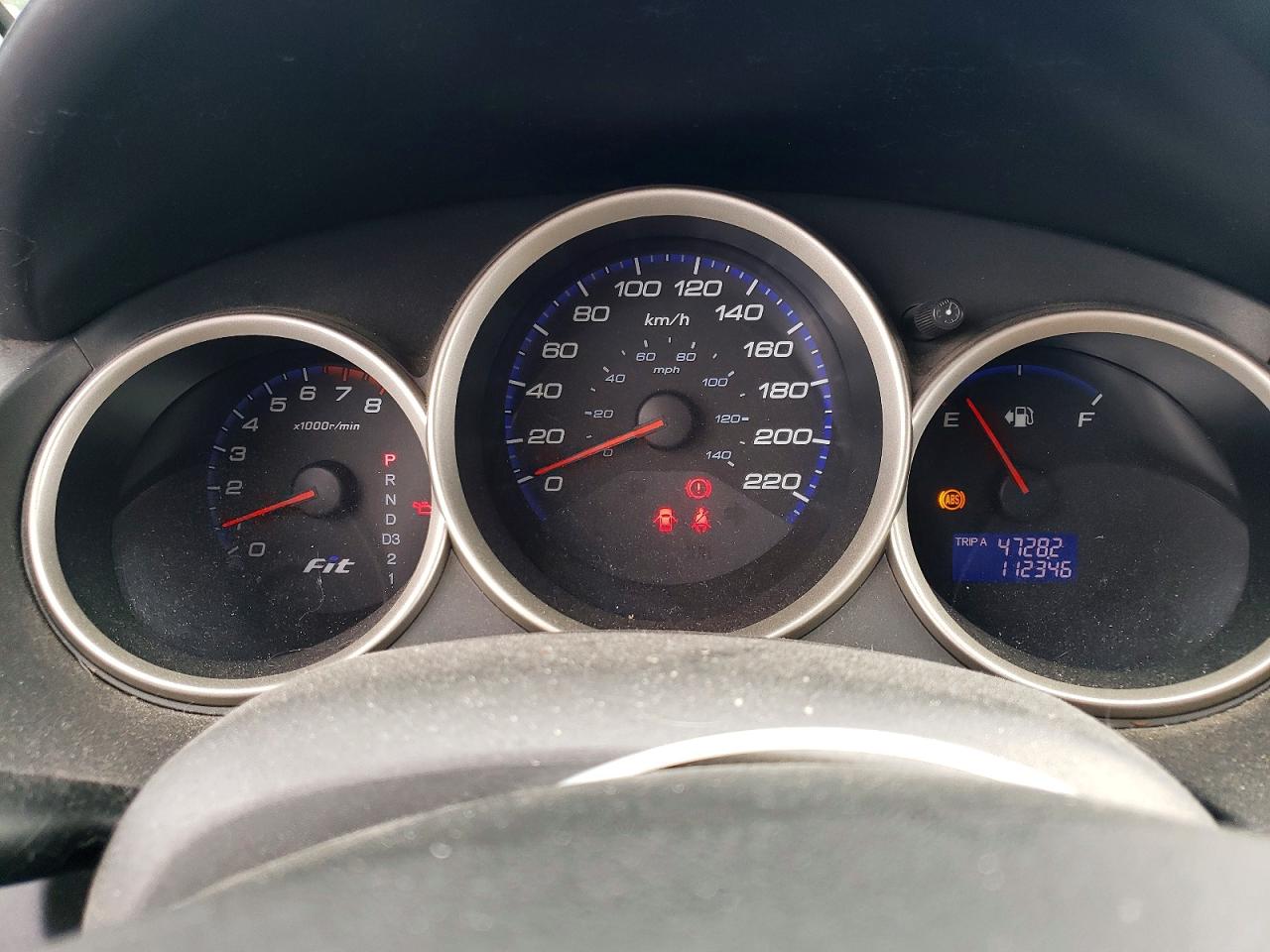 2008 Honda Fit Blue vin: JHMGD38468S804748