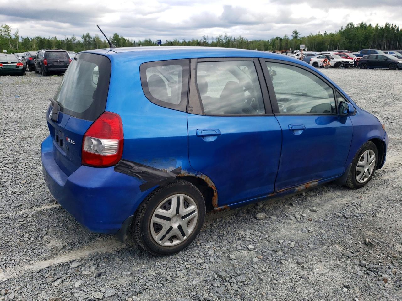 2008 Honda Fit Blue vin: JHMGD38468S804748