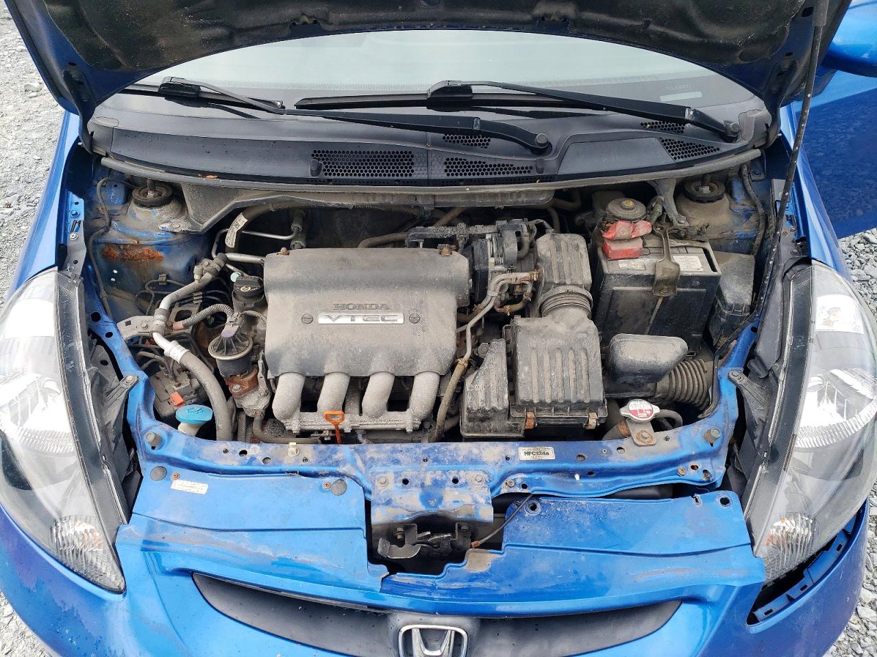 2008 Honda Fit Blue vin: JHMGD38468S804748