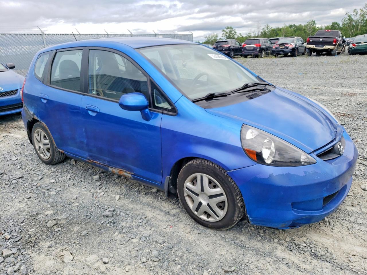 2008 Honda Fit Blue vin: JHMGD38468S804748