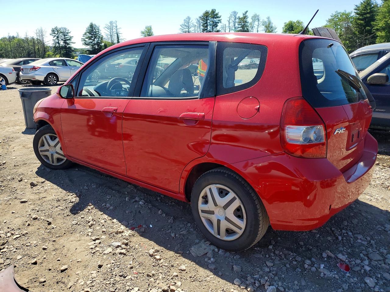 2007 Honda Fit Red vin: JHMGD38477S024014